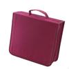 CD Case Holder DVD 256 Capacity Sleeves with Handle Trendy Portable Zipper Closure Bag