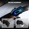 T Max Pro Motorcycle Intercom Bluetooth Helmet Headset 6 Riders BT 5.0 1200M FM Motor Interphone Communicator Earphone