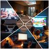 Magcubic 8K Android14 Projector L018 650ANSI Auto Focus & Keystone 1080P 360° Rotate Wifi6 BT5.4 Portable Movie Outdoor Airmouse