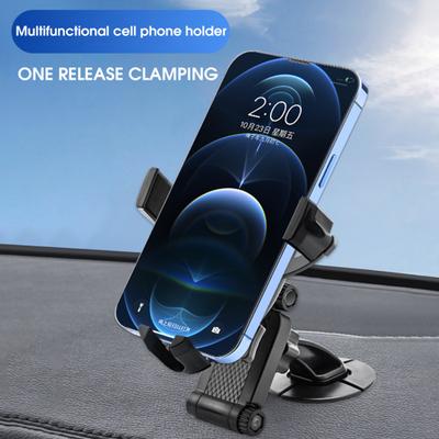 Car Phone Holder Telescopic 360 Degree Rotation Suction Cup Mount Car Dashboard Mobile Phone Stand GPS Bracket for Vehicle