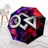 1pc Money Flames Logo Design Umbrella with Plastic Handle,Suitable for All Seasons Home Travel Outdoor UmbrellaM1032