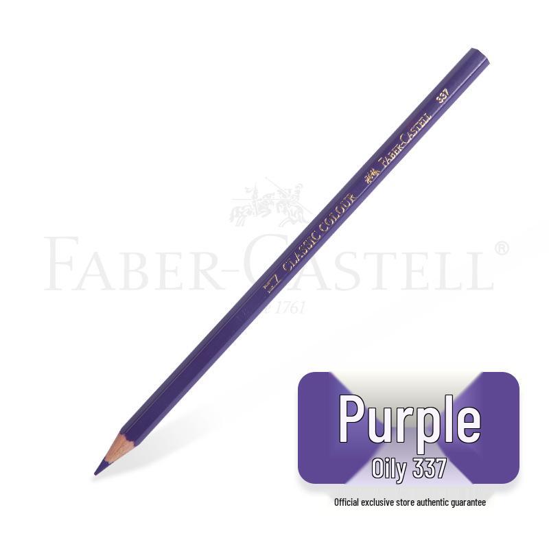 Faber-Castell Art Oil-Based Colored Pencils Set - Red, White, Black, and 60 Single and Complementary Colors.