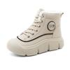 Fashion New 2024 Winter Waterproof Women Warm High-top Simple Plus Velvet Thick-soled Cotton Shoes High Quality Platform Sneakers