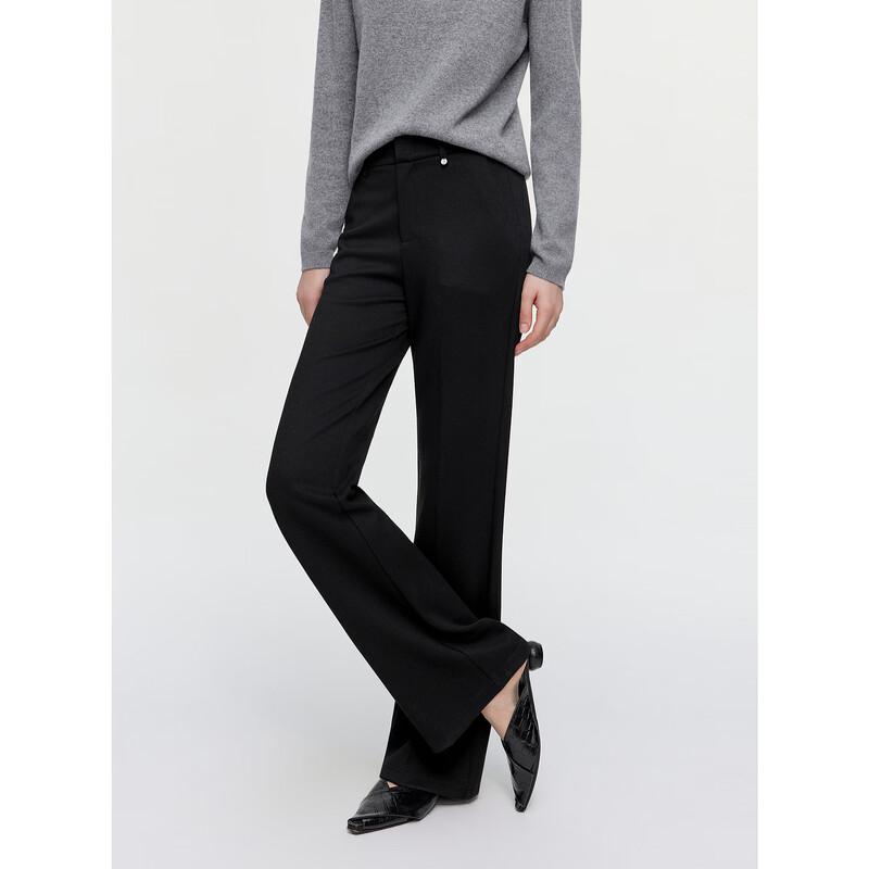 ELLE Women's High-Waist Flare Suit Pants