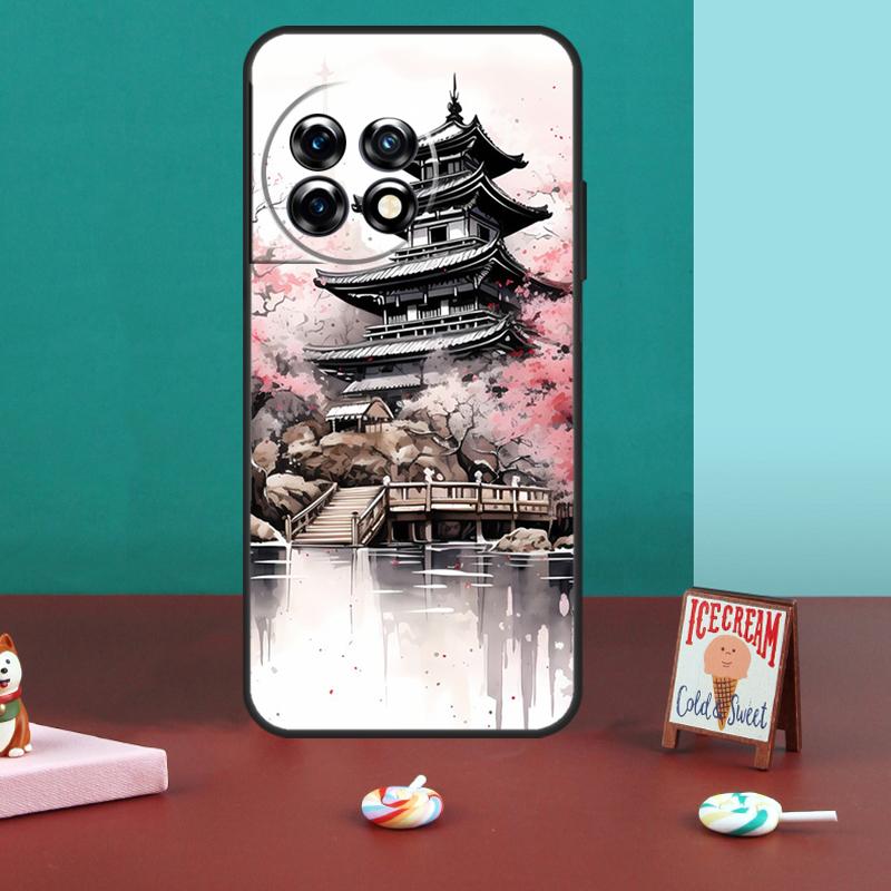 

Japanese Art Temple Sakura For OnePlus Nord CE 5 2 3 4 Lite N20 N30 Case For OnePlus 15 13 12 11 13T 10T 8T 10R 12R 13R OnePlus Nord N20