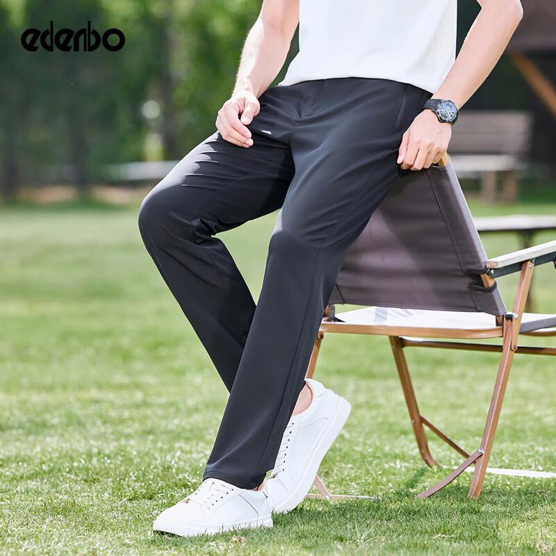 

Edenbo Men s High-Elastic Casual Pants 33