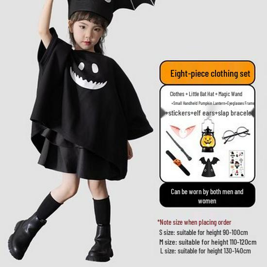 Junran Halloween Kinder Geisterkostüm Umhang und Cape für Jungen und Mädchen