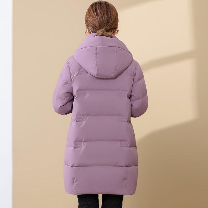Xuezhongfei Women's Long 90% Duck Down Hooded Parka