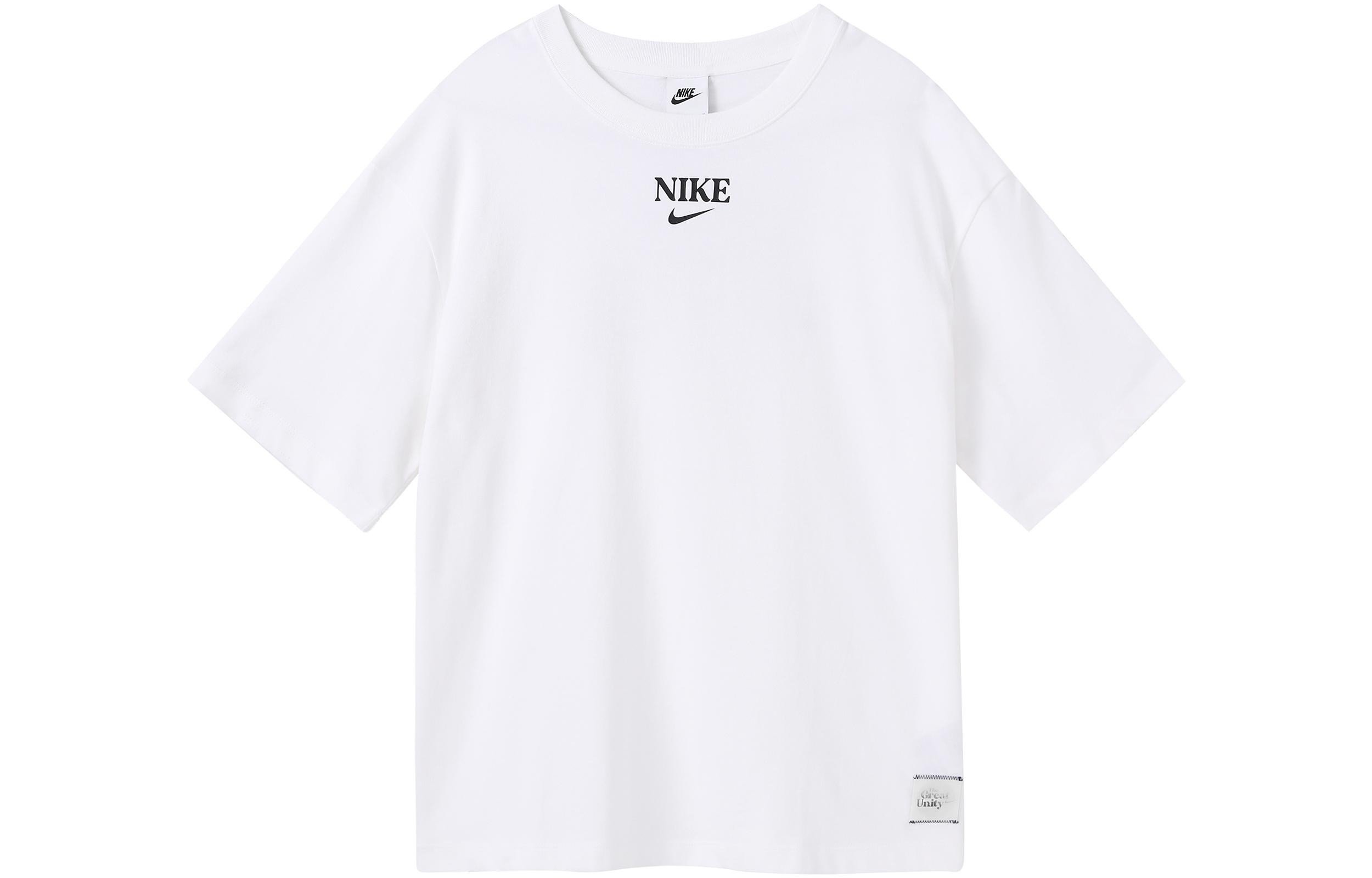 Nike Drop Shoulder Sleeve T Shirt Women s White DM7904-100 XL