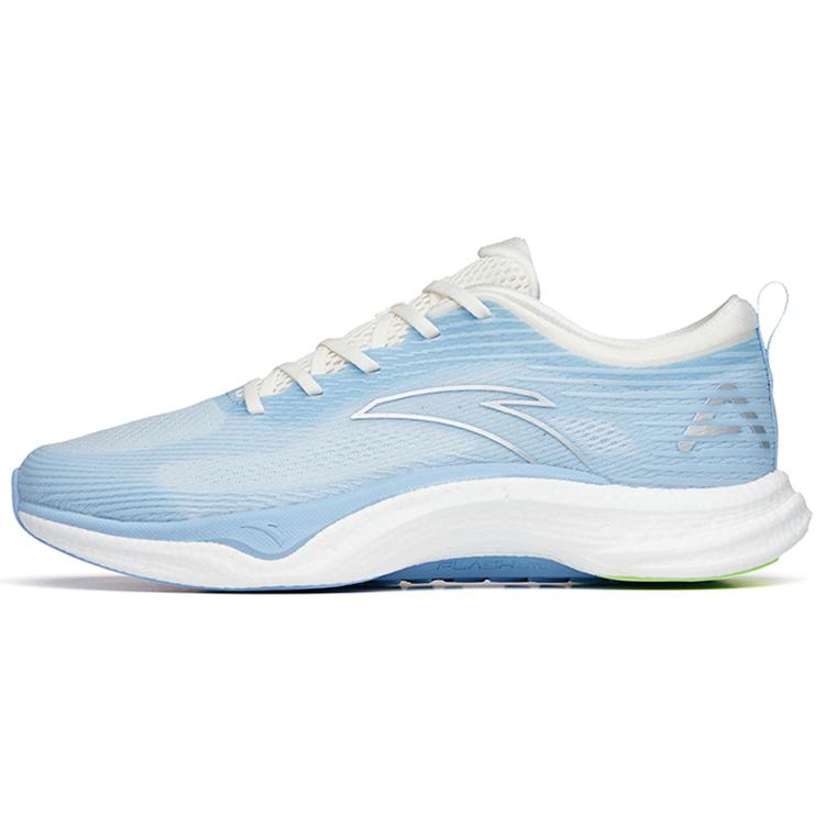 New ANTA Four Generations Of Hydrogen Running Running Shoes Men Low Top Dazzling Blue/Ivory White 112225541-1