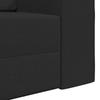 Sofa Bed Black 245 x 78 x 77 cm Fabric