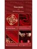 Red Wedding Towel Pair - Bride's Favors, Gift Boxed, Ideal for Dowry