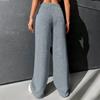 Women's Casual Elastic Waist Loose Plush Pants Beam Long Home Pants