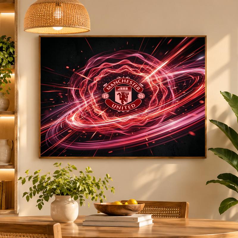 5D Diamond Painting Manchester United DIY Full Drill Diamond Art Kit Home Decoration