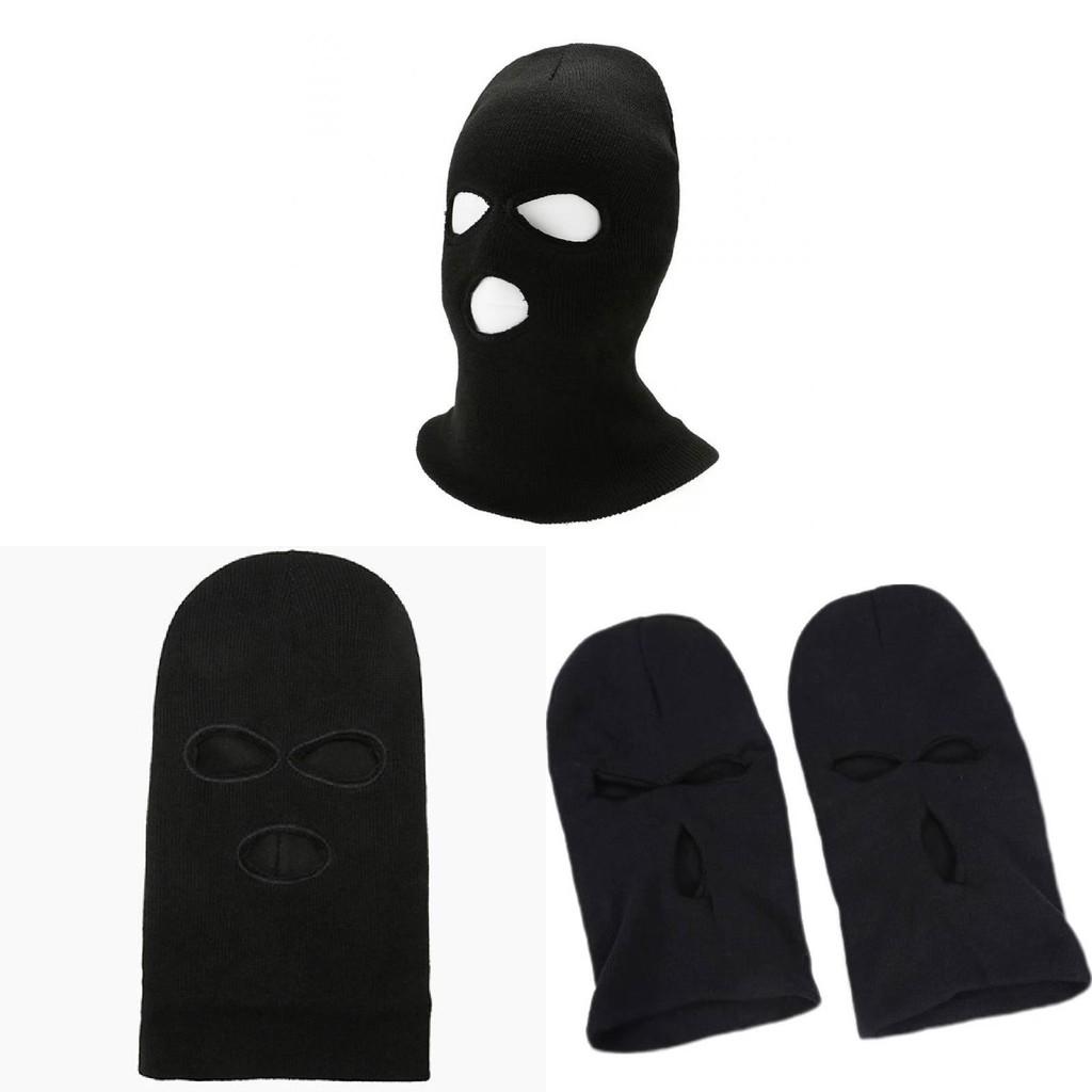 Cap Three Eyed Knitted Hat Winter Warmth All Inclusive Caps Gift Breathable