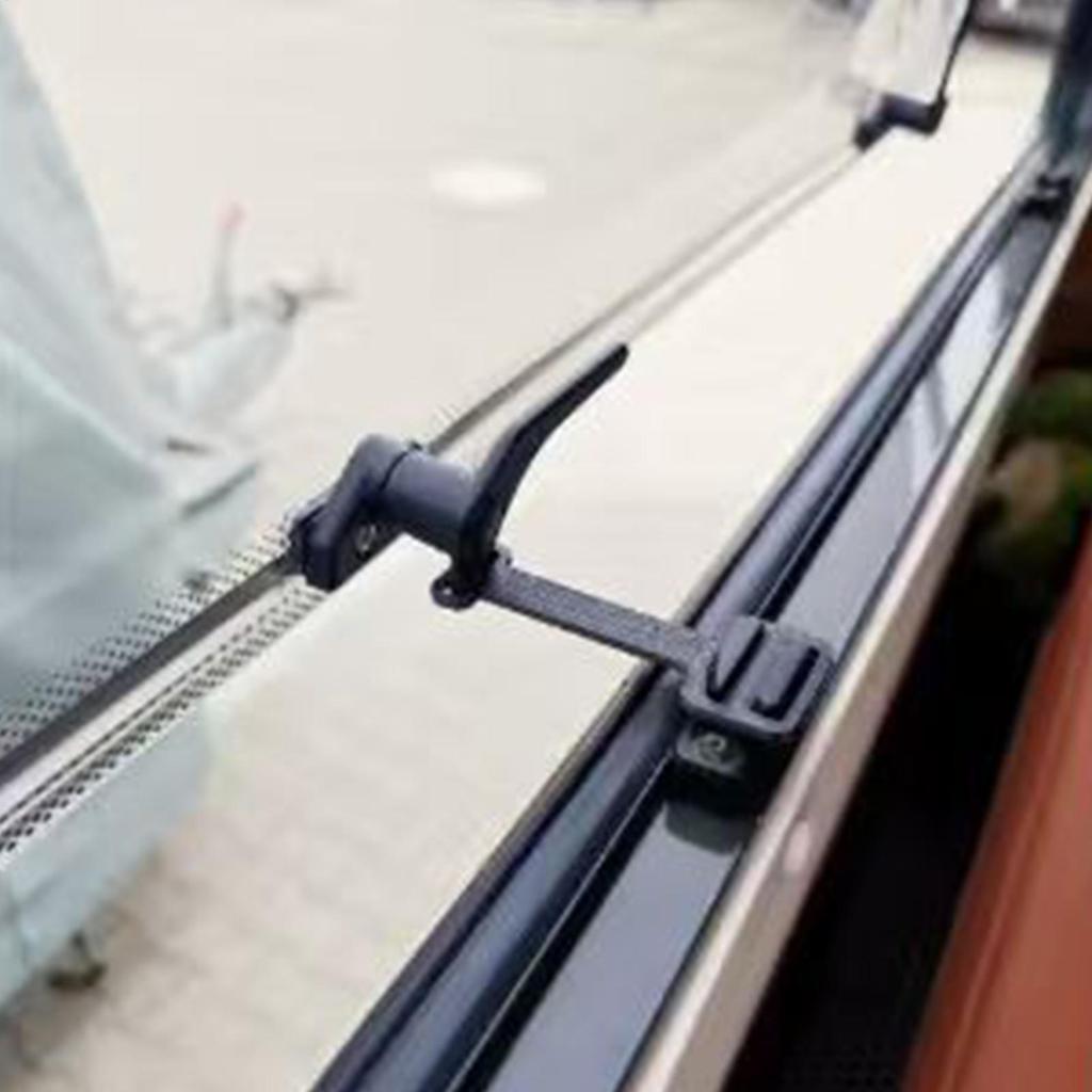 For RV Window Latch 2 Pieces Restrictor Lock Tool Wheel Window Limiter for Outdoor Travel Caravan Outside Trip Car Picnic