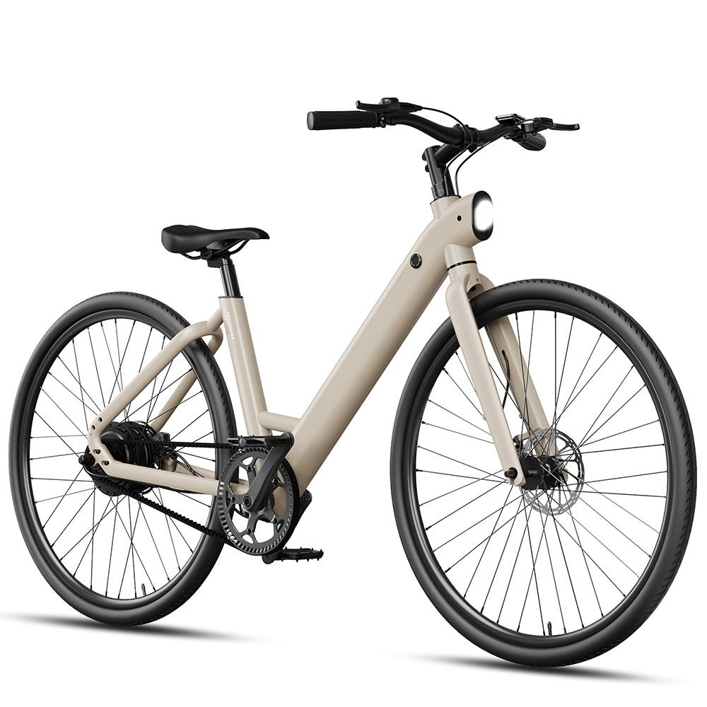 Freedare JB1015 Tiefeinstieg Elektrofahrrad für Damen, 36V 10Ah Samsung Akku gold