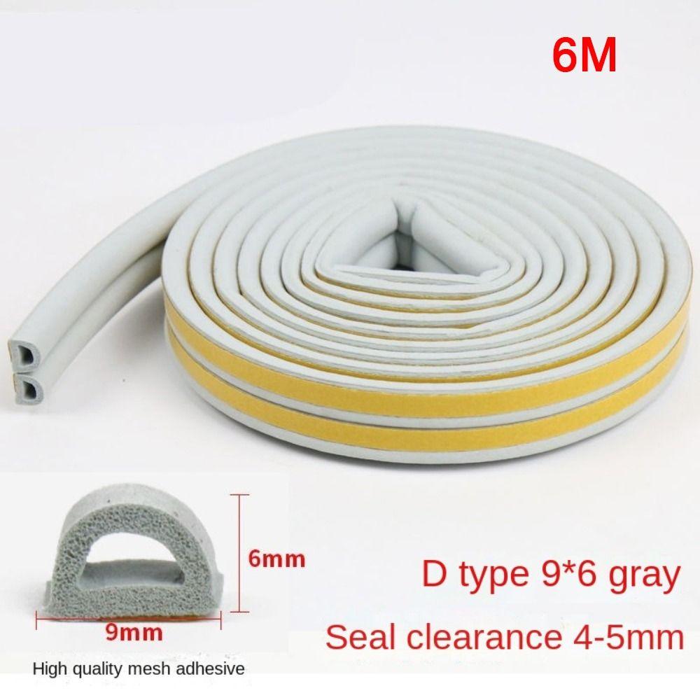 D/E/I/P Type Door Seal Strip Foam Seal Stopper New Weatherstrip  Window