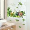 Luminous Toilet Sticker Marine Animals Creative Self-Adhesive Wall Decal For Bathroom Waterproof Luminous Decals Home Decor