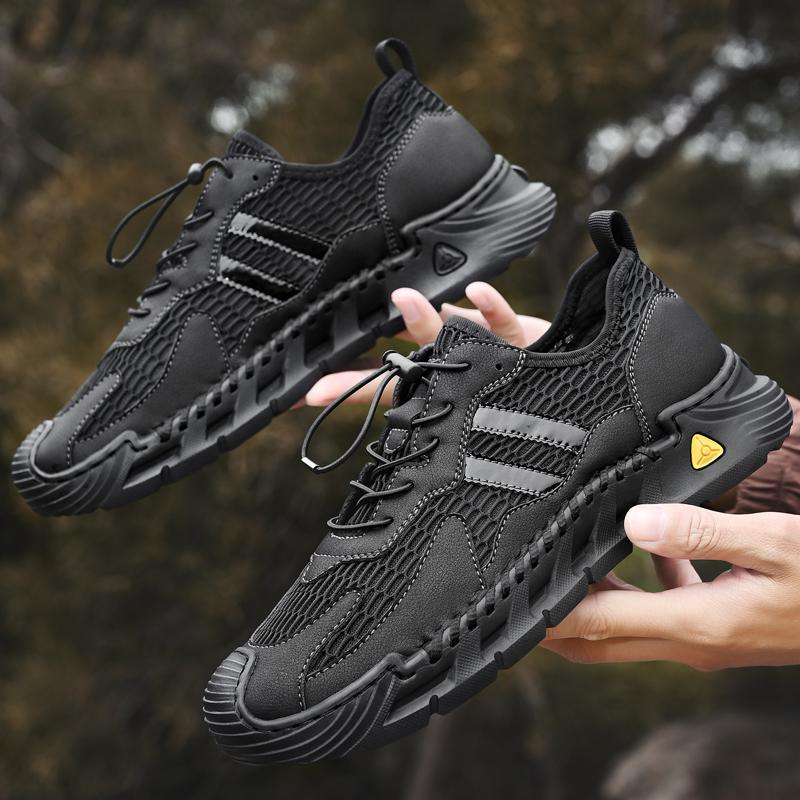38-46 Summer Men's Large-size Breathable and Comfortable Outdoor Walking Casual Shoes Hiking Sneakers