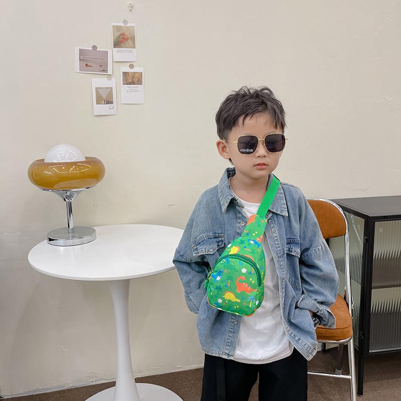 Dinosaur Kids Cartoon Single Shoulder Crossbody Chest Bag Kids Gift Fashion