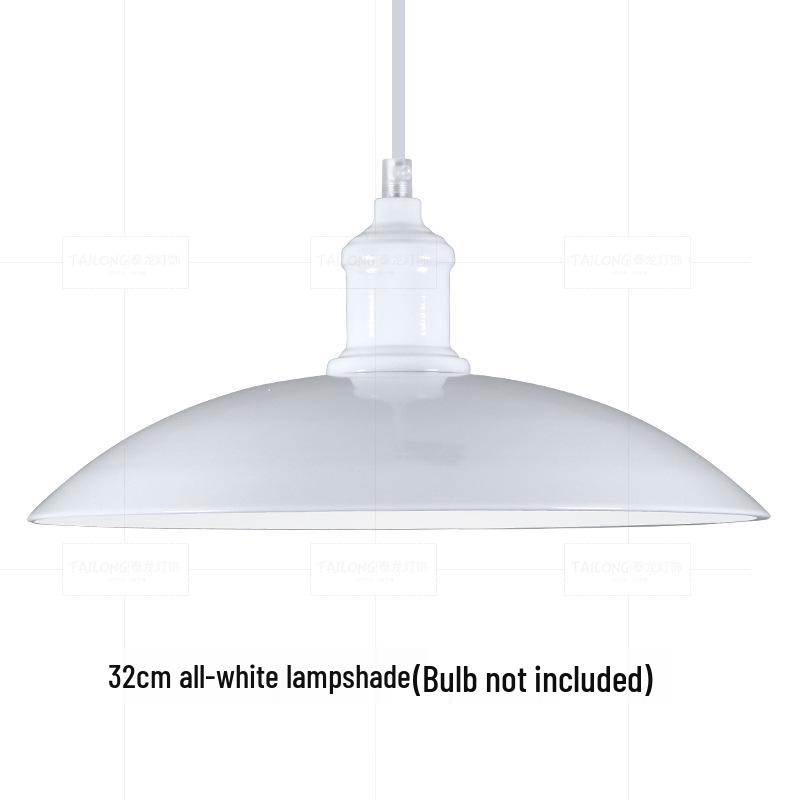 Nordic Loft Retro Industrial Pendant Light - Creative Wrought Iron Single Head Lampshade for Cafe and Bar