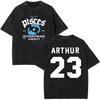 Rapper James Arthur The Pisces World Tour  Printed Tshirt Men Women Hiphop Tshirt Fan Gifts Casual Vintage Washed Tshirt