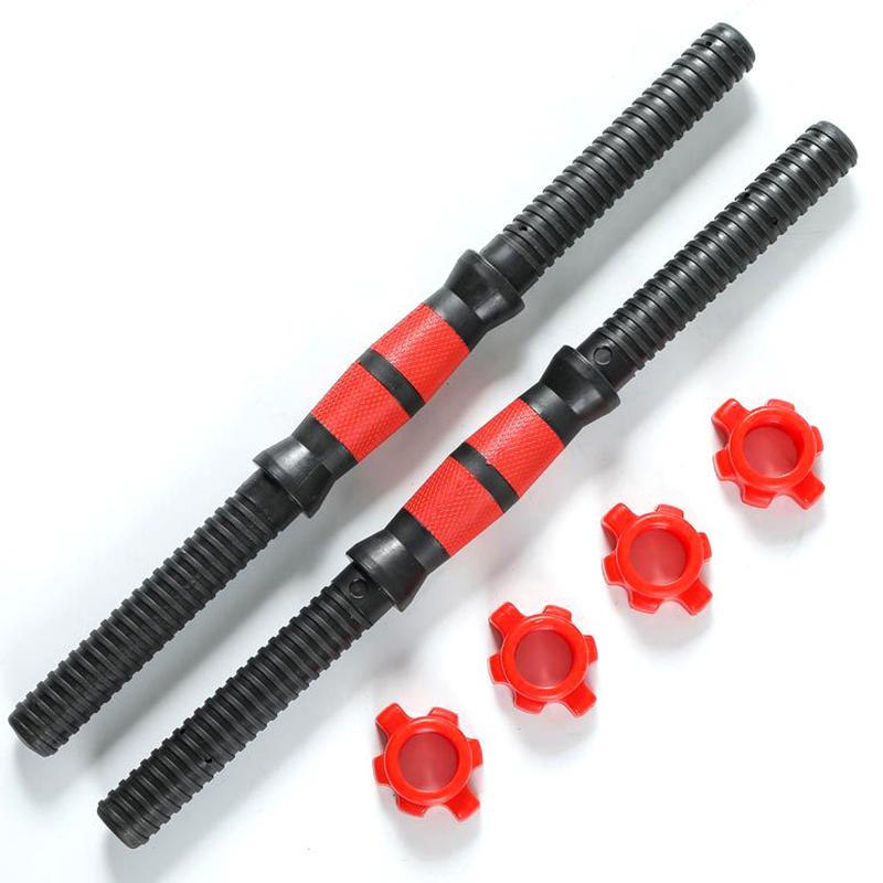 Barre per manubri da 35/40 cm con impugnatura antiscivolo Manico per bilanciere Set di pesi Barra universale per bilanciere per allenamento sportivo Allenamento della forza