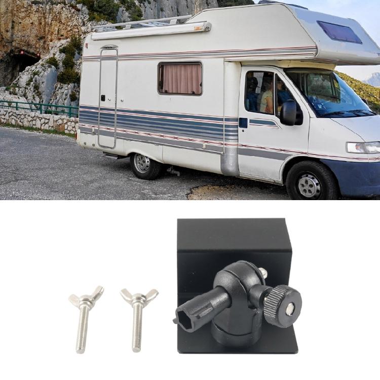 Uchwyt do montażu paneli słonecznych na rynnie z adapterem Regulowany wspornik słoneczny Łatwy montaż Montaż słoneczny do pierścieni i innych paneli