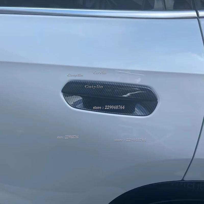 For BMW X1 U11 2024 Piano Black Side Door Handle Bowl Cover Trim Door handle Sticker Moulding Accessories Car Styling
