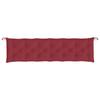 Garden Bench Cushion Burgundy 200x50x7 Cm Oxford Fabric