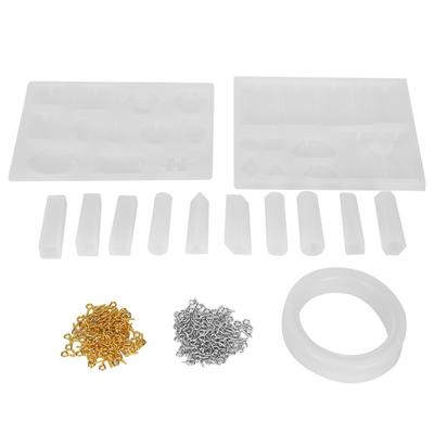 Pingente de Joias Moldes de Silicone DIY Moldes de Fundição Kit de Pino de Olho de Parafuso Acessório para Fabricação de Joias