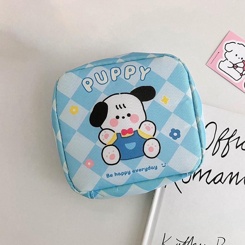 

Милые мультяшные маленькие косметички, органайзер для помады, дорожная сумка для хранения наушников, сумка as the picture