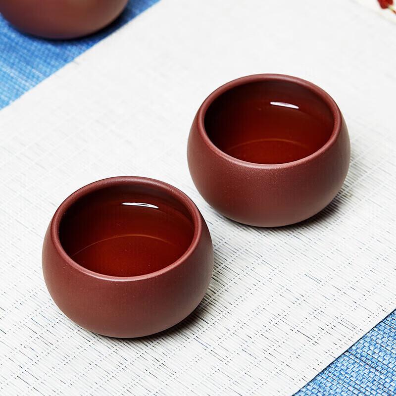Yixing Zisha Purple Clay Gongfu Teacup 80ml