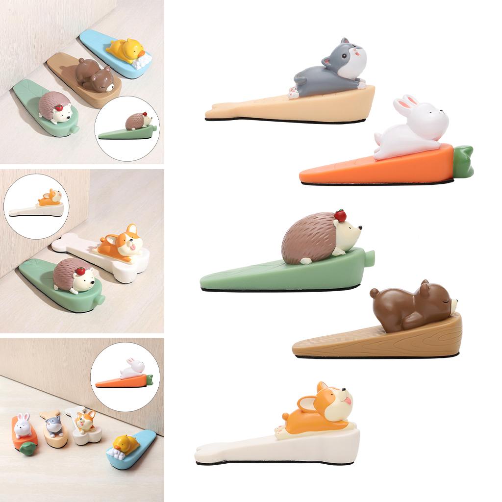 Cartoon Door Stopper Safety Edge Bumpers Heavy Duty PVC for Baby Family Door