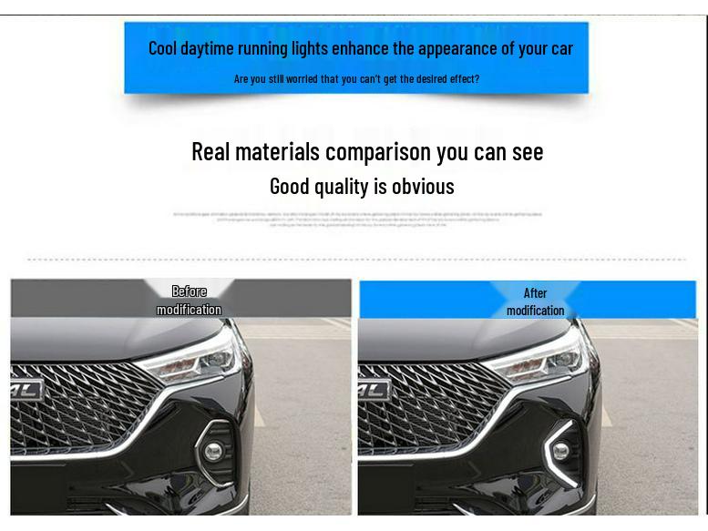 Dedicated Front Fog Light & DRL for 2021-2023 Haval M6 Plus