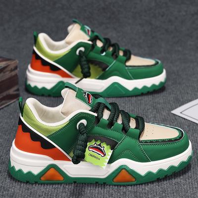 Spring and Autumn Classic New Men's Shoes Thick Soled Tall Fashion Casual Skateboarding Shoes Youth Student Sports Running Shoes