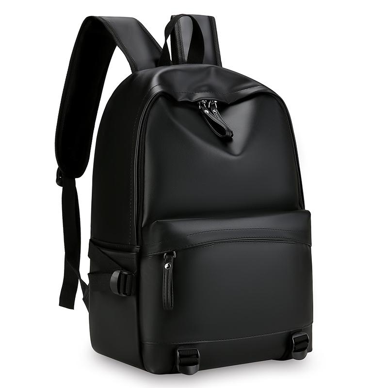 

Рюкзак из искусственной кожи премиум-класса для студентов - Вместительная модная сумка для ноутбука для школы и путешествий чёрный