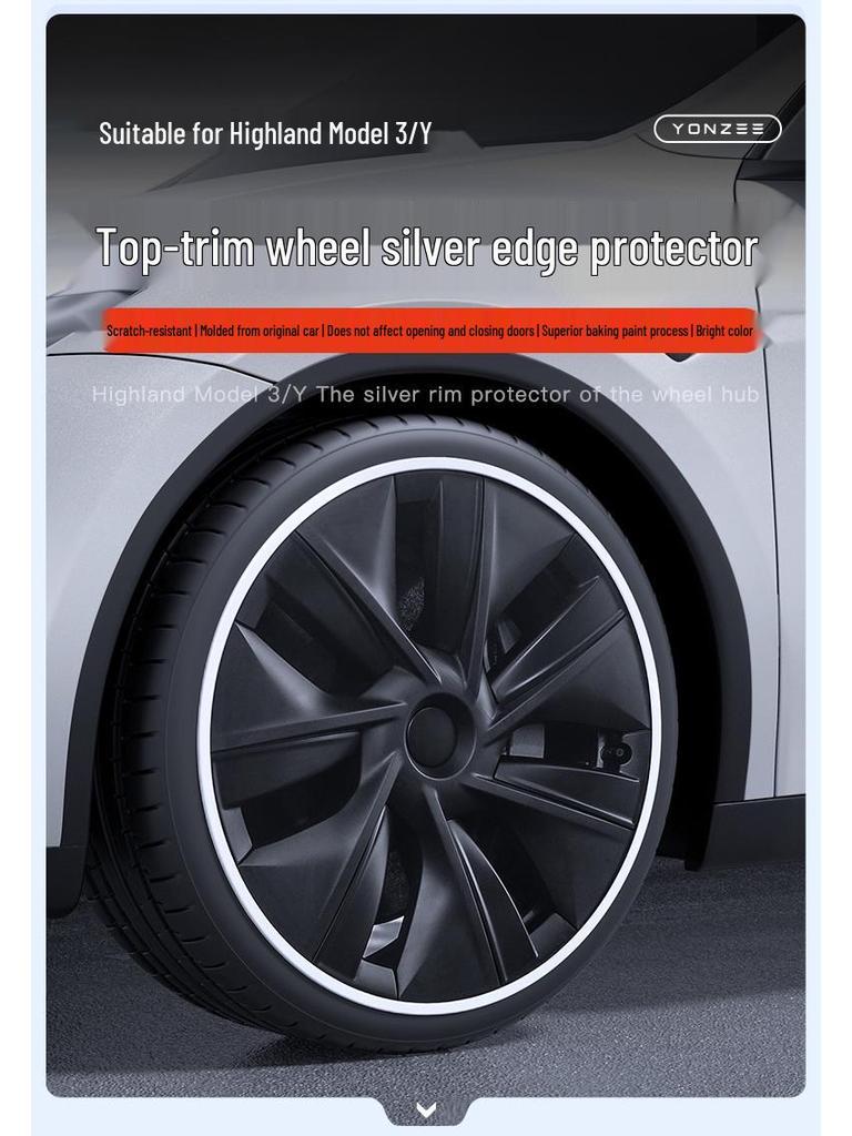 Acessórios Protetor de Anel de Cubo de Roda 19" 20" para Tesla Model 3/Y