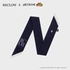 [Reclow X Artnom] ART SHINE Long Scarf NAVY