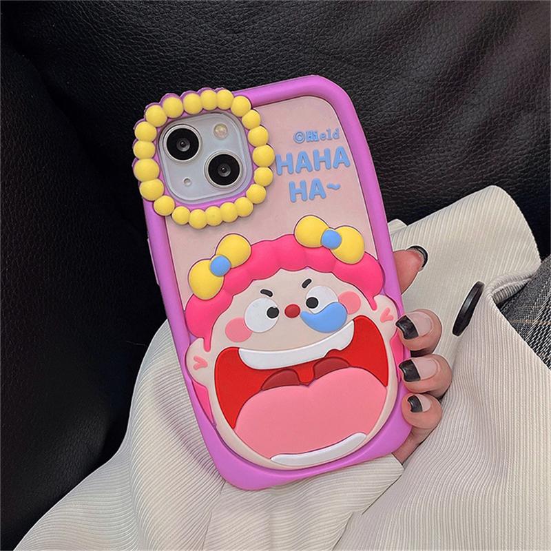 Cute Funny Cartoon Runny Nose Girl Silicone Phone Case For Iphone 14 13 12 11 Pro Max Lovely Protective Soft Back Cover Funda