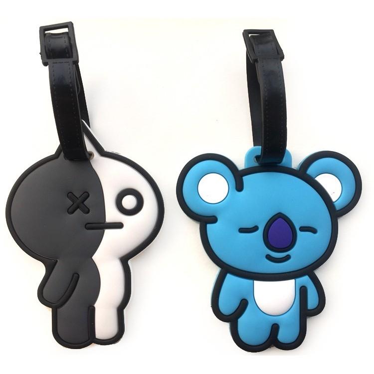 Kpop Boys Bangtan Bts Bt21 Tata Chimmy Cooky Rj Koya Mang Shooky Tag Luggage