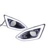 Dual-Color Square Daytime Running Lights for 2015-2018 Ford Edge
