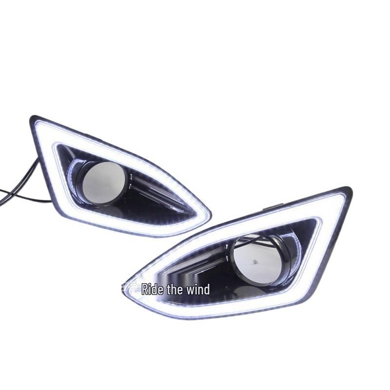 Dual-Color Square Daytime Running Lights for 2015-2018 Ford Edge