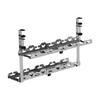 Two-Tier Under-Desk Cable Management Rack Compact for Home Office, Study Area