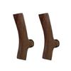 Key Hanger With Screws Bathroom Wooden Hook Non-slip Hook For Coats Bags Hats Tree Branch Wall Mounted Decor Organizer Hooks