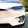 For Tesla Model X 2015 2016 2017 2018 2029 2020 Front Bumper Splitter Fog Lamp Grill Spoiler Cover Air Vent Wind Knife Body Kits