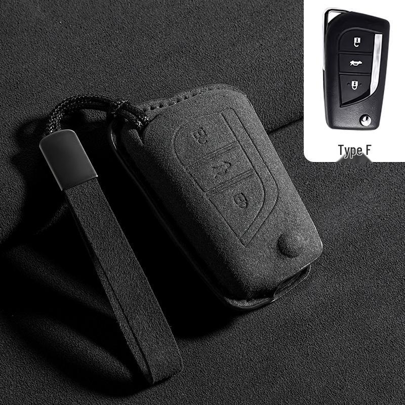 Premium Key Cover for Toyota Corolla, Levin, Rui Fang, CHR, and Highlander Models