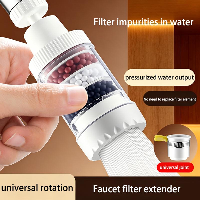 Multilayer Filter Anti Splash Faucet Nozzle Universal Kitchen Tap Extender Household Water Treatment Accessories