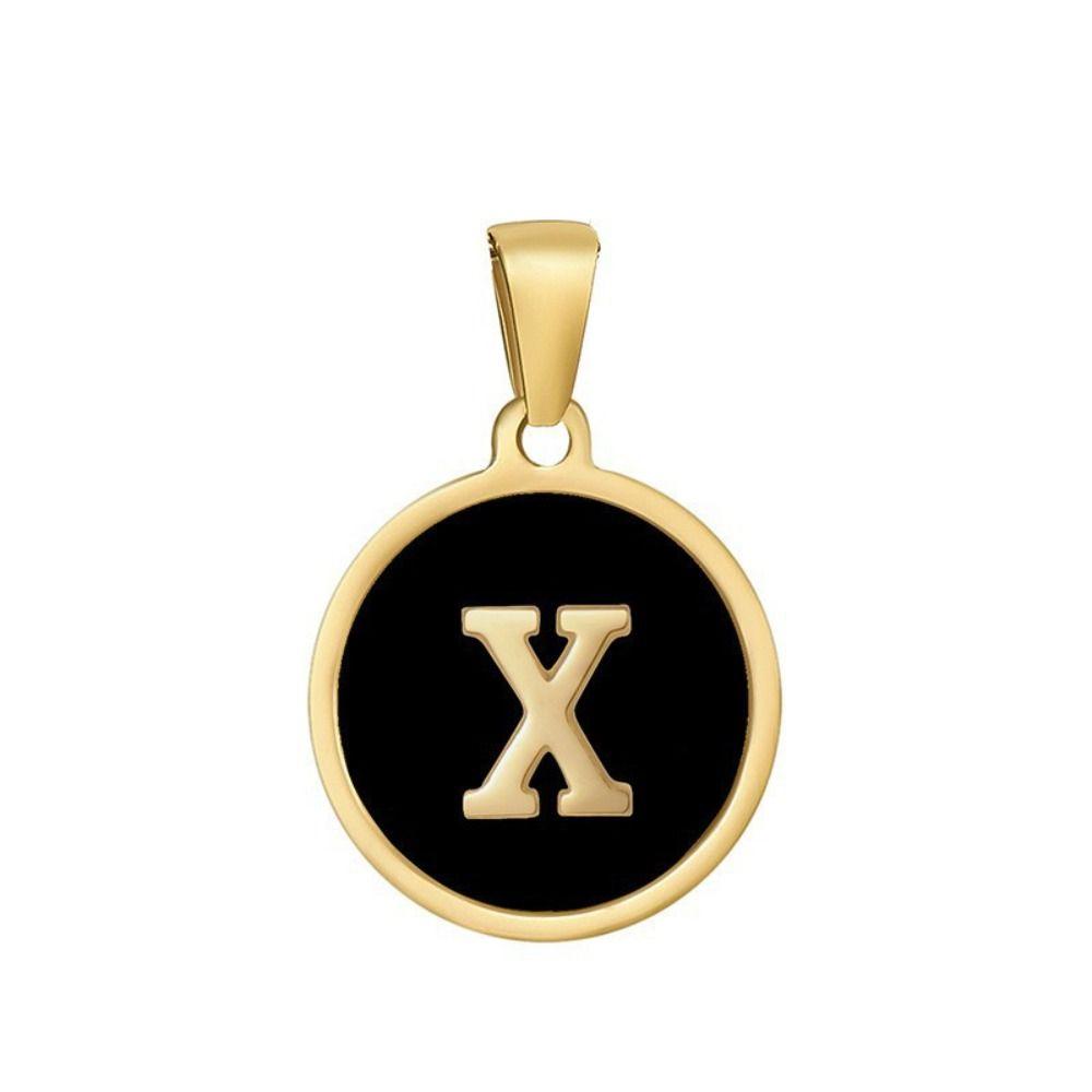 6Pcs Oil-dripping Letter Pendant DIY Jewelry Making Charm Jewelry Accessories